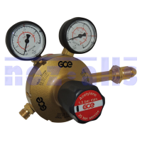 GCE - Multi-Stage Acetylene Regulator 0-1,5 bar - side inlet