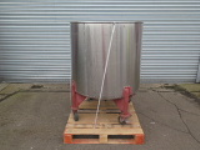 600 Litre Stainless Steel Mobile Storage Tank