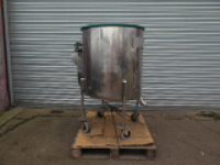 450 Litre Stainless Steel Mobile Storage Tank