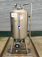 150 Litre Stainless Steel Mobile Storage Tank