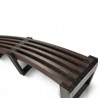 Commercial Supplier of Curved Edge Bench