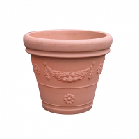 Commercial Supplier of Garlanded Vase (Roll Rim)