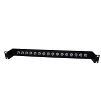 BNC Patch Panel 1U - 50 Ohm Insulated BNC