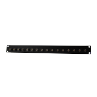 BNC Patch Panel-1U 16 port-HD-SDI BNC