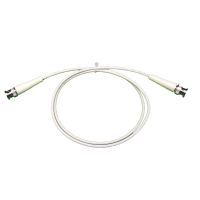 Coax Cable Assembly Mini RG59 BNC Plug to BNC Plug : Cable assembly-Mini RG59 White BNC plug to BNC plug- 0.5M