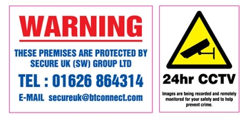 Full Solvent Warning stickers
