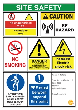 Durable Warning stickers