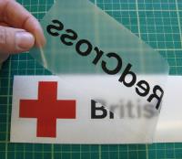Vinyl lettering