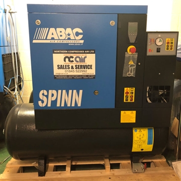 Used ABAC Spinn 11kw Screw Compressor 