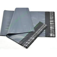 Grey Opaque Poly Mailing Bags inc Permanent Self Adhesive Strip