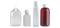 Poly Natural High Density Polyethylene boston round bottles