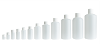 Natural High Density Cylindrical Polyethylene Bottles