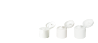 White Polypropylene Flip Caps