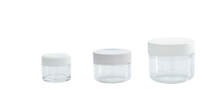 Clear Polystyrene Thick Walled Jars