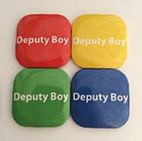 32mm Square Button Badge - Deputy Boy