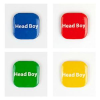 32mm Square Button Badge - Head Boy