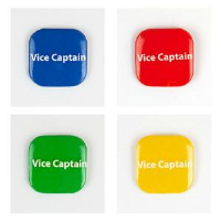 32mm Square Button Badge - Vice Captain