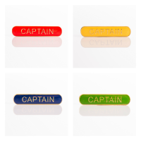 Enamel Bar Pin Badge - Captain