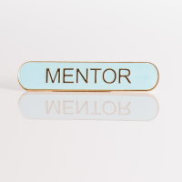 Enamel Bar Pin Badge - Mentor