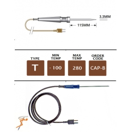 CAP-B - Type T Colour Coded Catering Needle Probe (Blue)