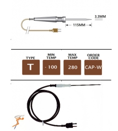 CAP-W - Type T Colour Coded Catering Needle Probe (White)