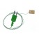 K Type PTFE Fine Wire Thermocouple Probe with Self Adhesive Patch (1m x 0.2mm)