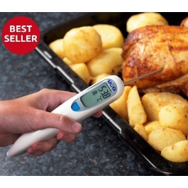 SOLO Extra Fast Chef Thermometer, Foldout Needle Probe