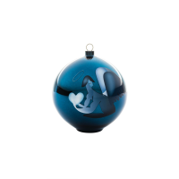A di Alessi Blue Christmas Bauble - Angel