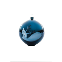 A di Alessi Blue Christmas Bauble - Reindeer