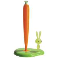 A di Alessi Bunny & Carrot kitchen roll holder tall - Green