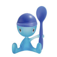 A di Alessi Cico Egg Cup, salt dispenser & spoon - Blue