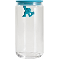 A di Alessi Gianni Storage Jar - Large - light blue