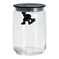 A di Alessi Gianni Storage Jar - Medium - black