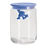 A di Alessi Gianni Storage Jar - Medium - dark blue