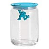A di Alessi Gianni Storage Jar - Medium - light blue