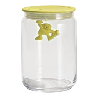 A di Alessi Gianni Storage Jar - Medium - yellow lemon