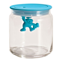 A di Alessi Gianni Storage Jar - Small - light blue