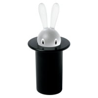 A di Alessi Magic Bunny Toothpick Holder - Black