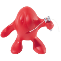 A di Alessi Otto Dental Floss Dispenser - Red