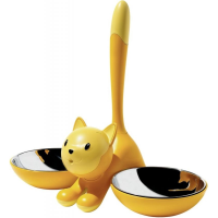A di Alessi Tigrito Cat Bowl - Yellow