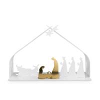 Alessi BARK Crib Nativity Ornament - White