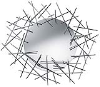 Alessi Blow Up wall mirror - Chrome plated