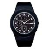 Alessi Calumet Chronograph Watch AL1010 - Black