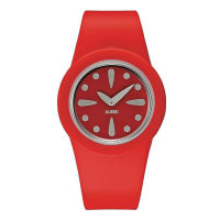 Alessi Calumet Watch AL1014 - Red watch face