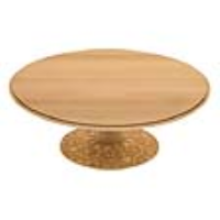 Alessi Dressed In Wood Cake Stand