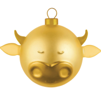 Alessi Gold Bue Bauble