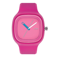 Alessi Kaj Watch AL10004 - Pink watch face