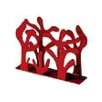 Alessi Mediterraneo Napkin Holder - Red Epoxy Resin