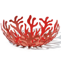 Alessi Mediterraneo &#216;29cm Fruit Bowl - Epoxy Resin Finish - Red