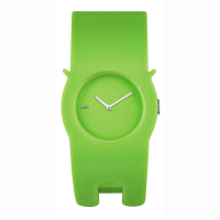 Alessi Neko Clasp Watch Green AL24002 - Green watch face